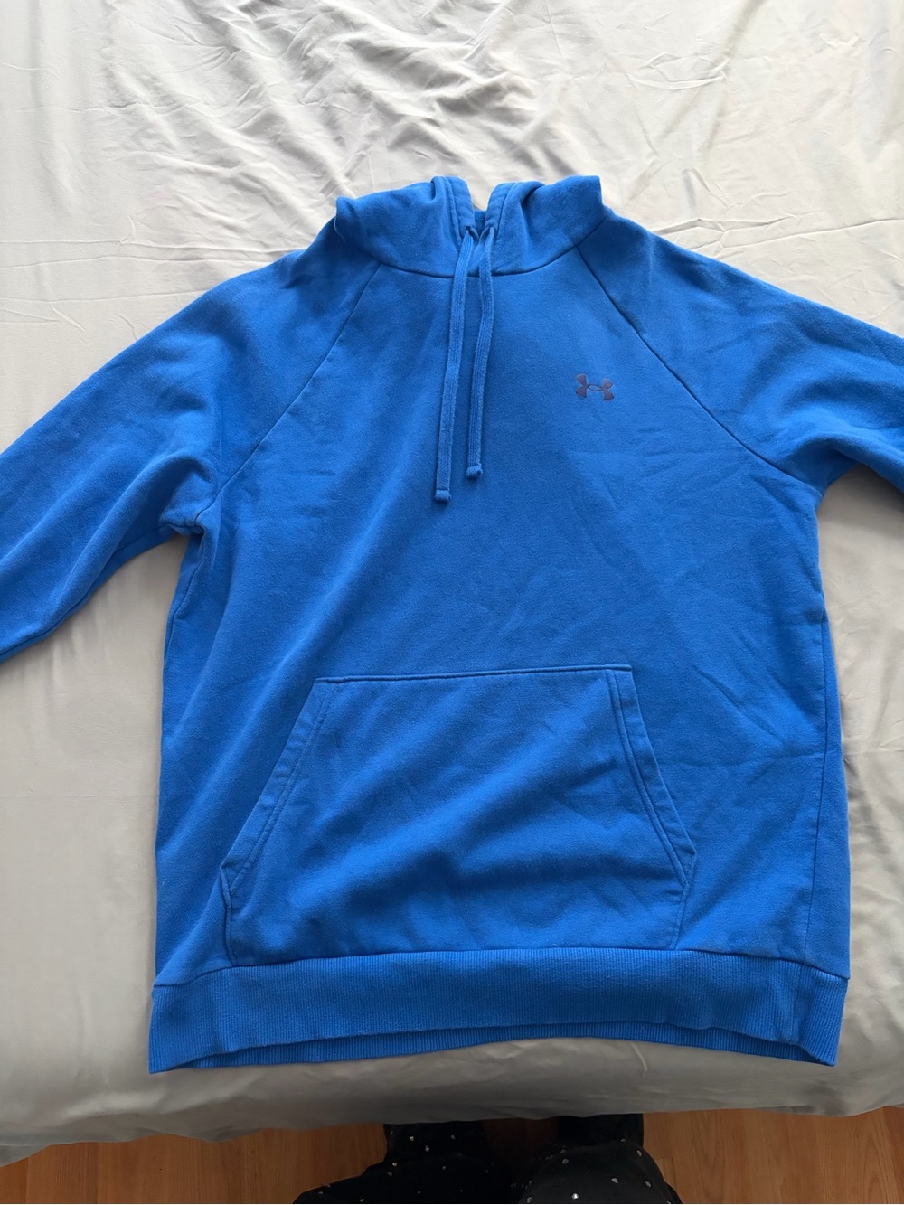 Under Armour Men's Royal Blue Hoodie with Kangaroo Pocket